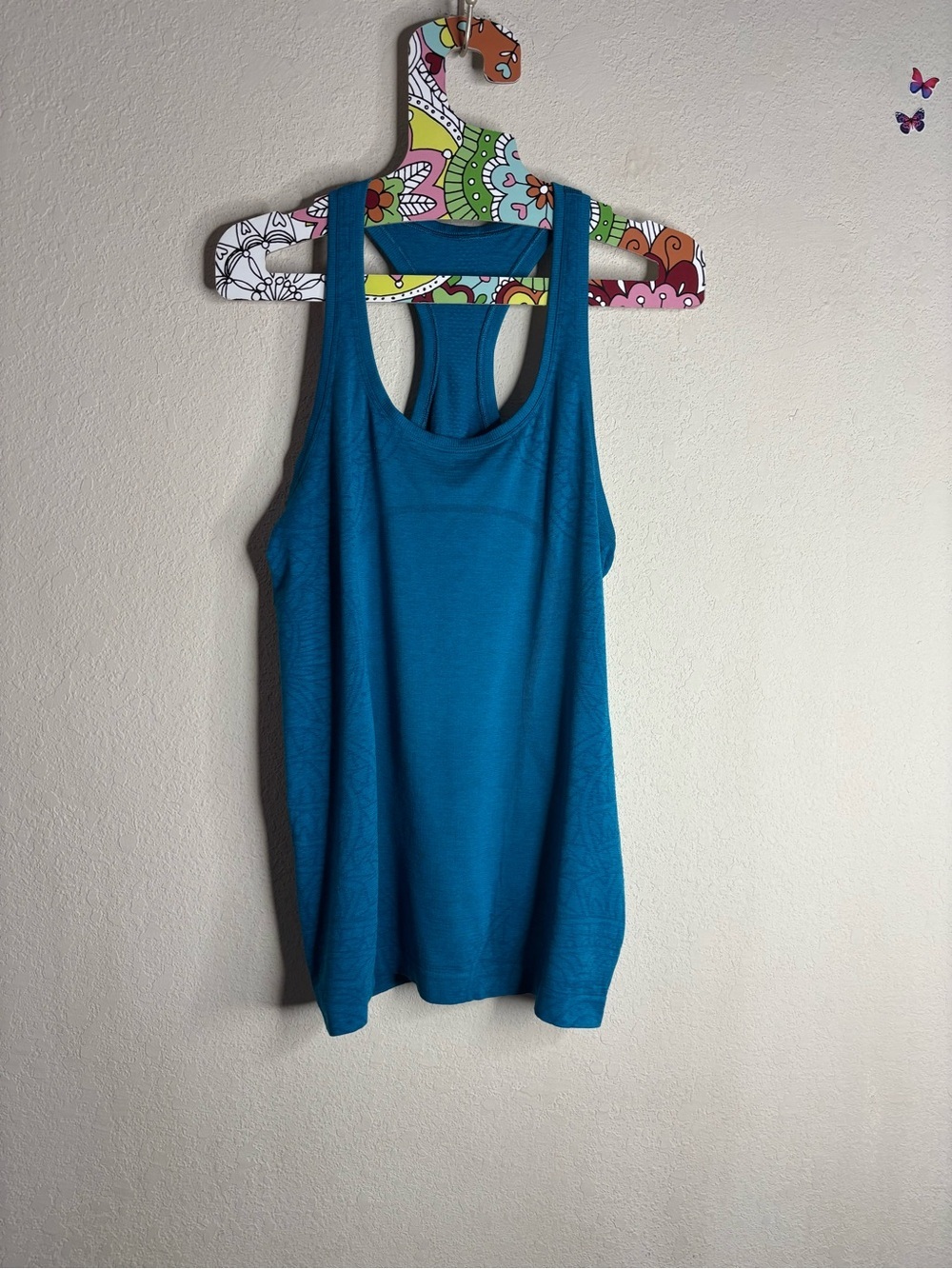Lululemon Swiftly Speed Racerback Mandala turquoise size 8